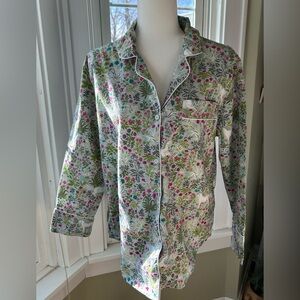 Printfresh Anthropologie Pajama
Top Shirt Unicorn Botanical
Multicolor Med NWT